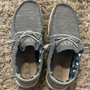 Hey Dude Mens Blue Sneakers